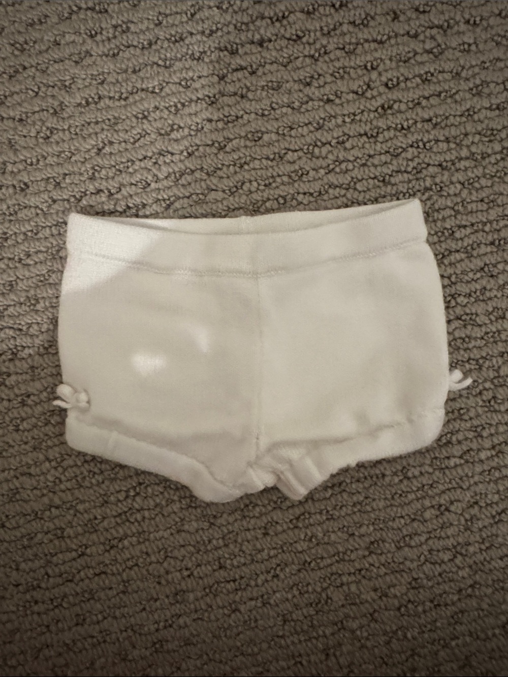 Janie and Jack Kids White Knit Shorts